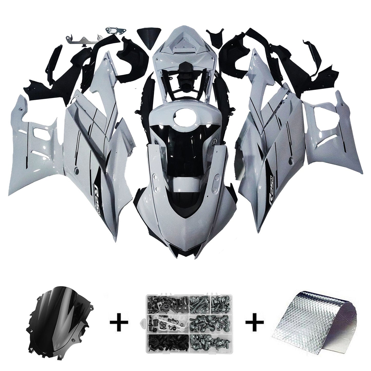 2019-2021 Yamaha YZF-R3 R25 Fairing Kit Bodywork Plastic ABS