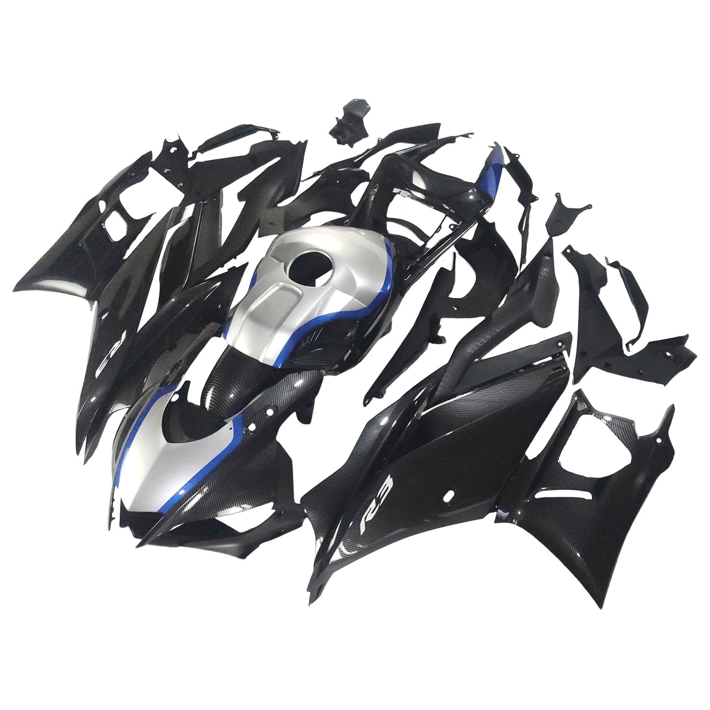 2019-2021 Yamaha YZF-R3 R25 Fairing Kit Bodywork Plastic ABS