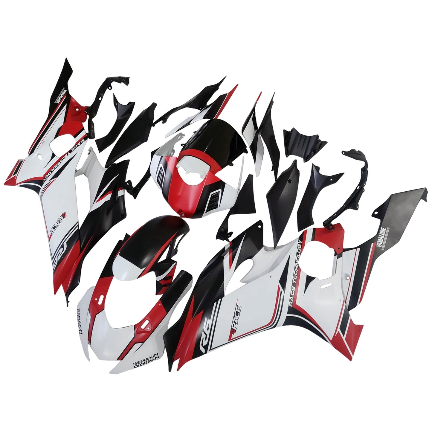 2017-2023 Yamaha YZF-R6 Fairing Kit Bodywork Plastic ABS