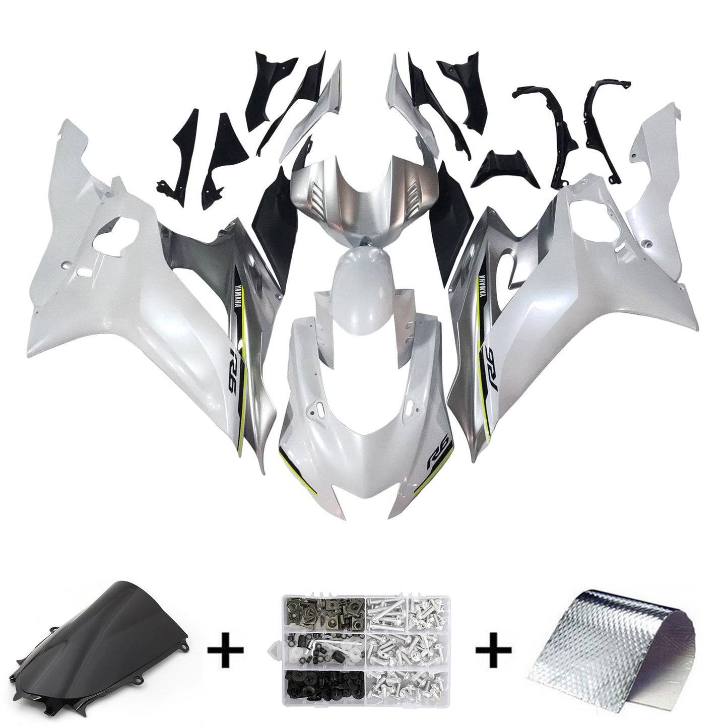 2017-2023 Yamaha YZF-R6 Fairing Kit Bodywork Plastic ABS