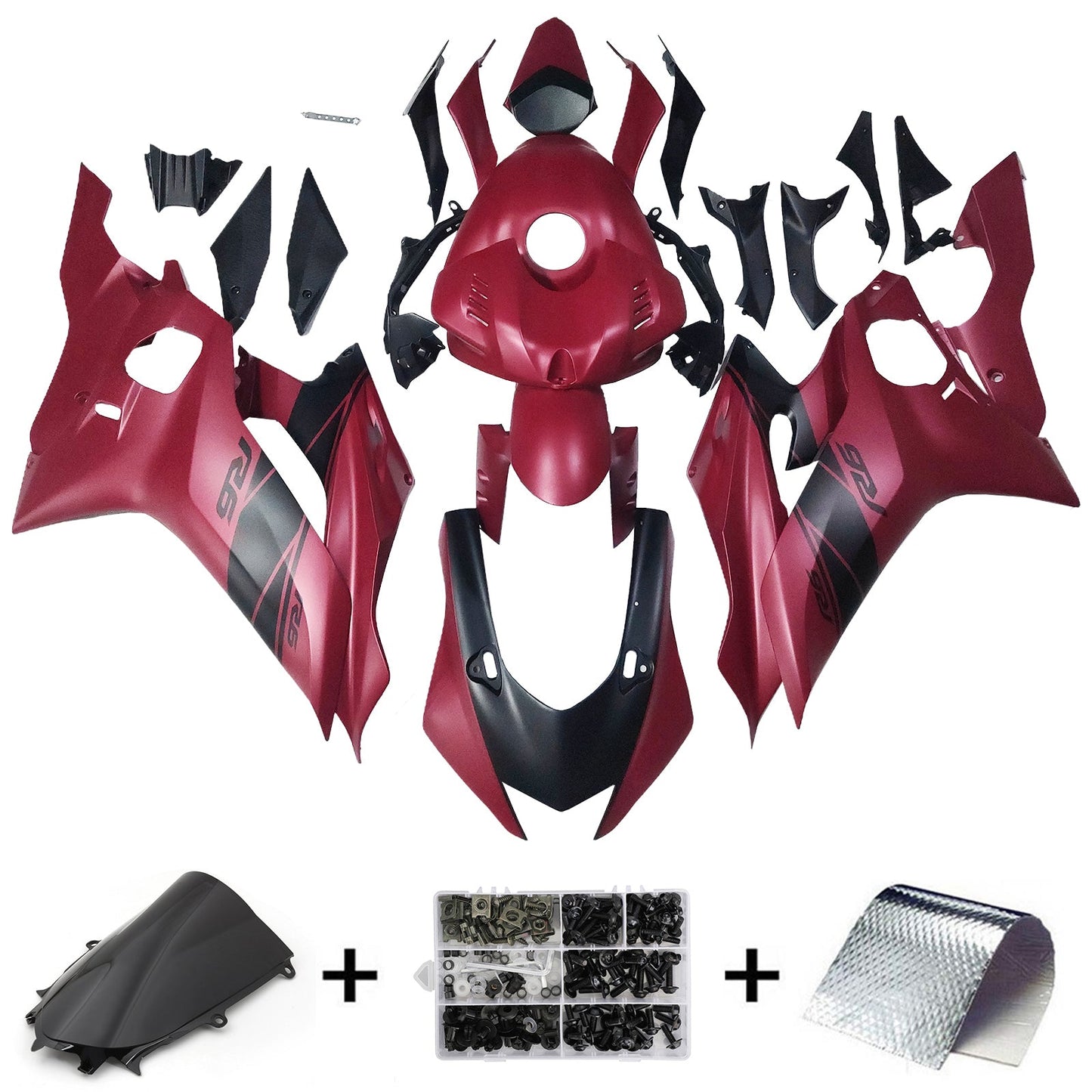2017-2023 Yamaha YZF-R6 Fairing Kit Bodywork Plastic ABS