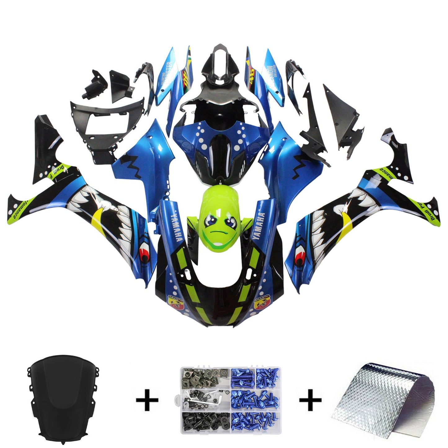 2020-2024 Yamaha YZF R1 Fairing Kit Bodywork Plastic ABS