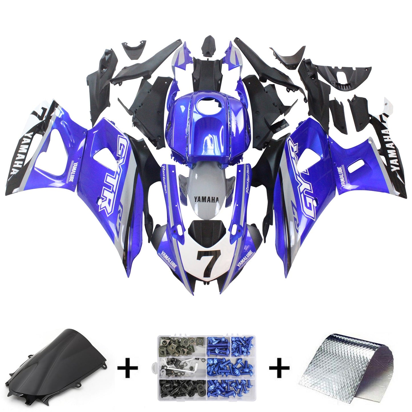 2021-2025 Yamaha YZF-R7 Fairing Kit Bodywork Plastic ABS