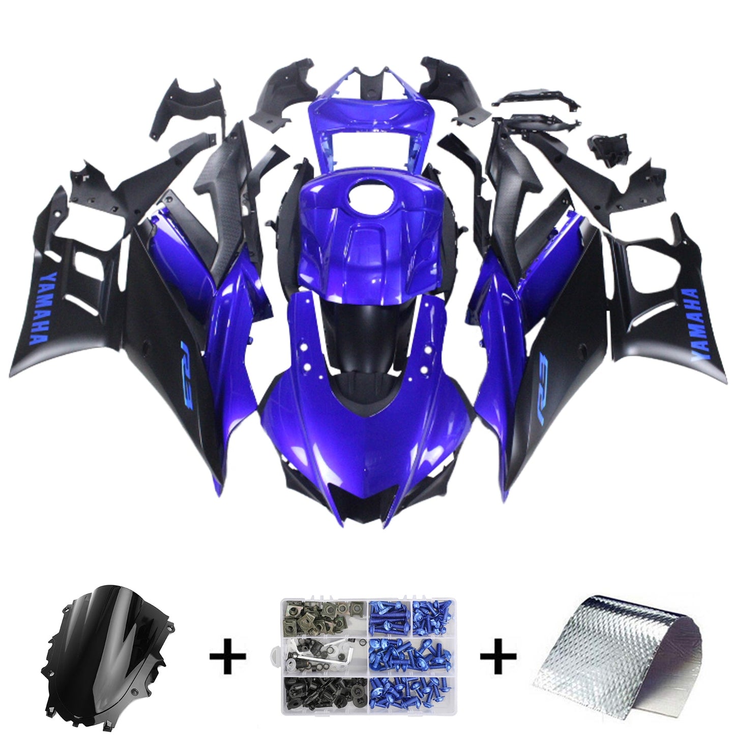 2022-2024 Yamaha YZF-R3 R25 Fairing Kit Bodywork Plastic ABS