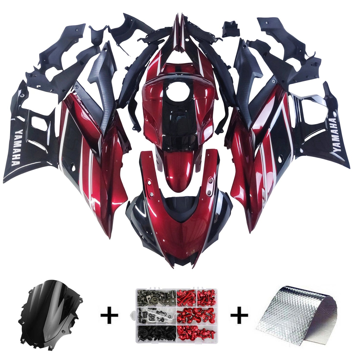 2022-2024 Yamaha YZF-R3 R25 Fairing Kit Bodywork Plastic ABS