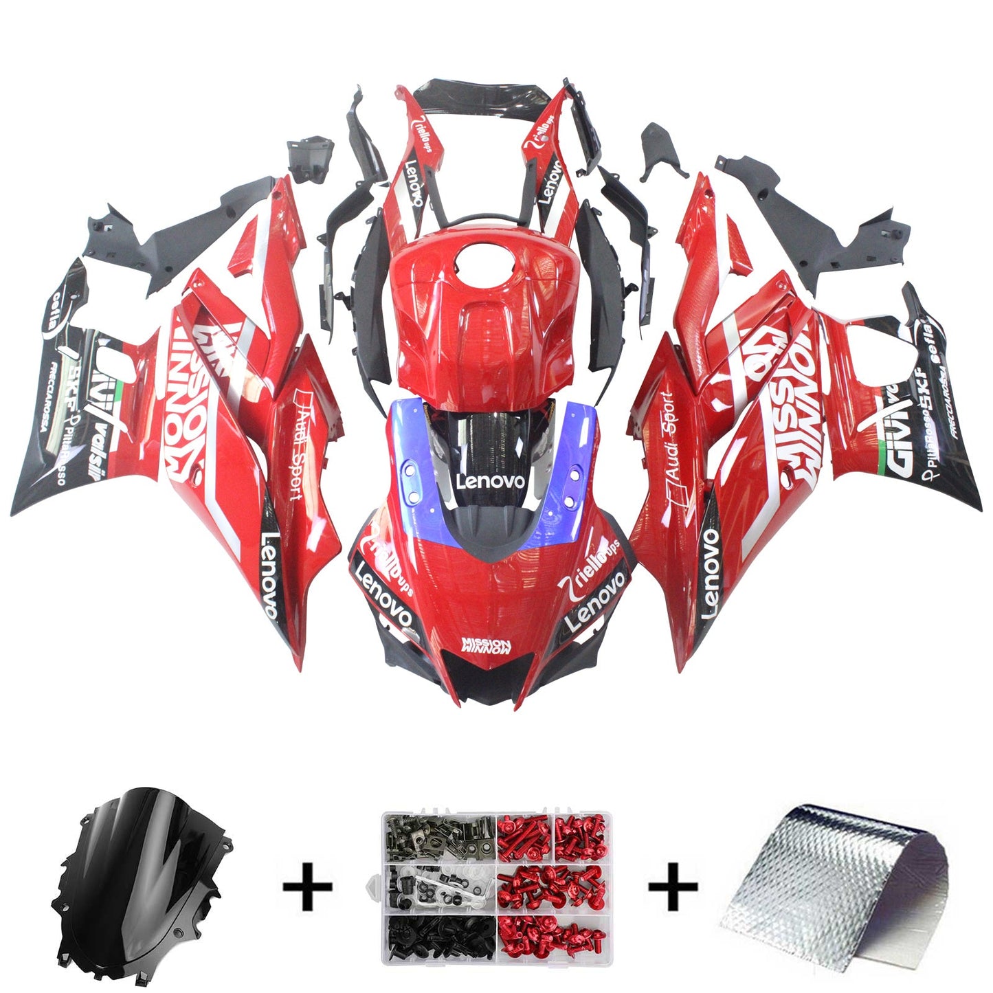 2022-2024 Yamaha YZF-R3 R25 Fairing Kit Bodywork Plastic ABS