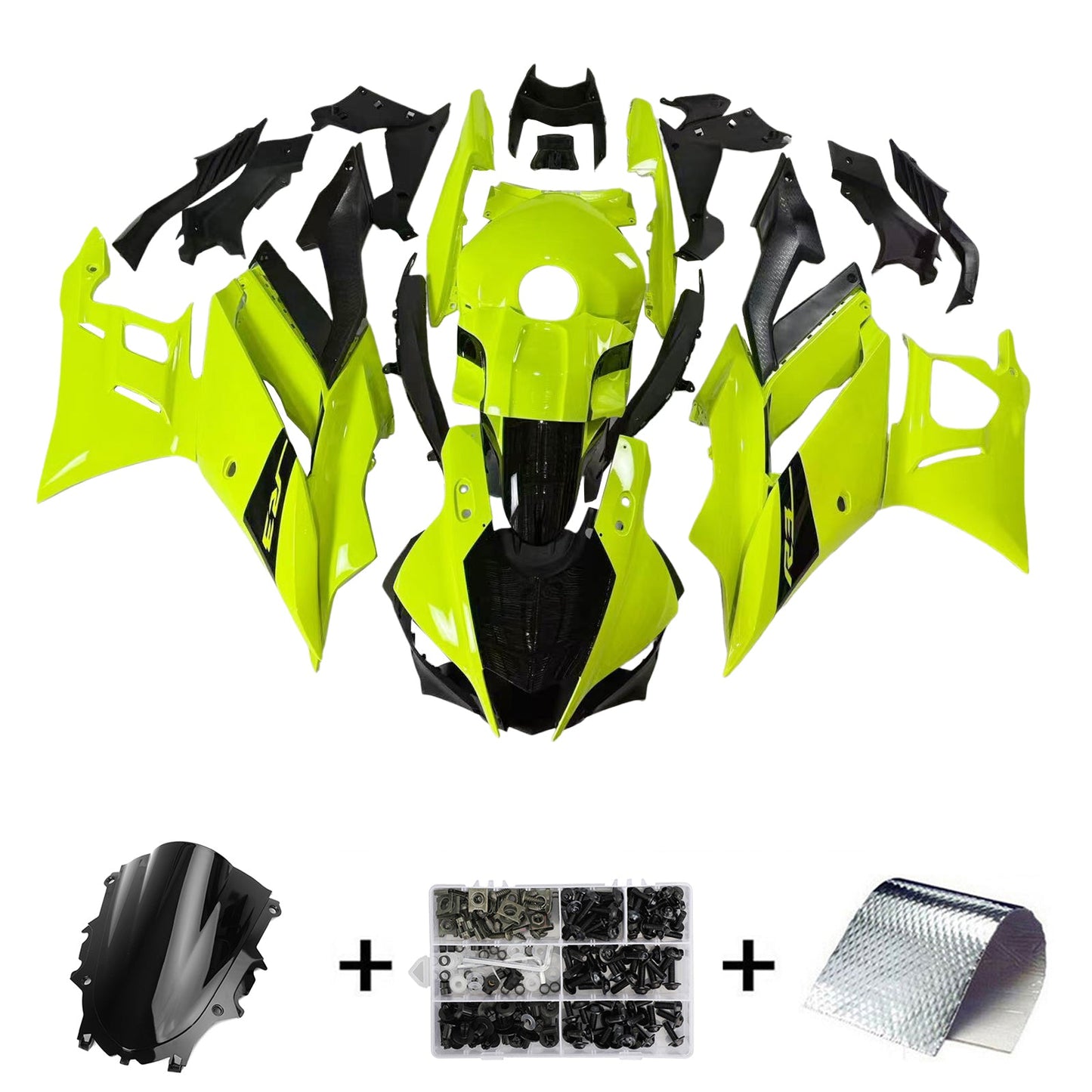 2022-2024 Yamaha YZF-R3 R25 Fairing Kit Bodywork Plastic ABS