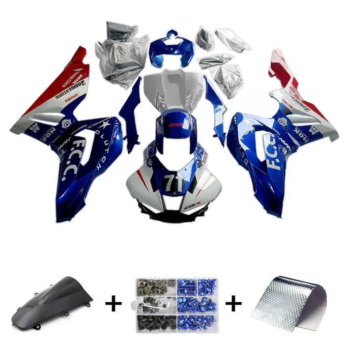 Motorcycle Fairings - 2020-2023 CBR1000RR-R HONDA BLUE&RED FAIRING KIT