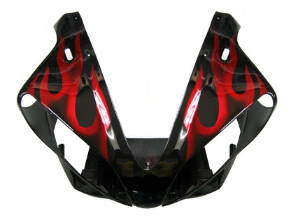2000-2001 Fairings Yamaha YZF-R1 Black & Red Flame R1  Generic