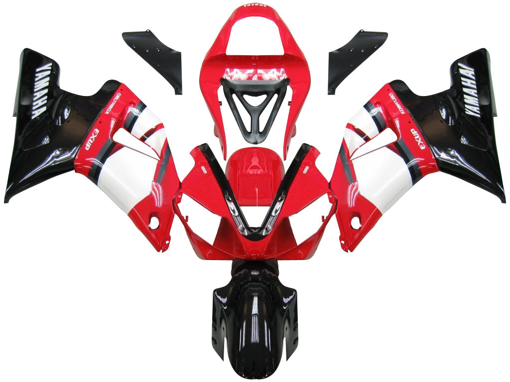2000-2001 Fairings Yamaha YZF-R1 Red White Black  R1  Generic