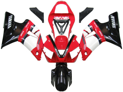2000-2001 Fairings Yamaha YZF-R1 Red White Black  R1  Generic