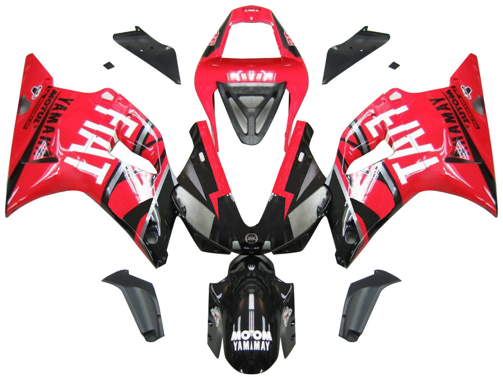 2000-2001 Fairings Yamaha YZF-R1 Red Black No.46 FIAT  Generic