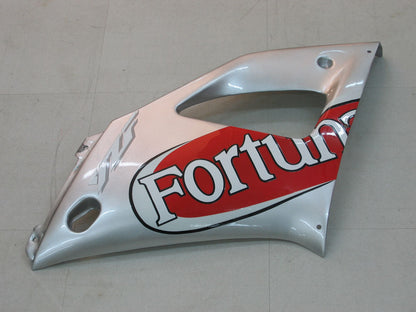 2000-2001 Fairings Yamaha YZF-R1 Silver Red Fortuna  Generic