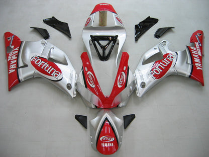 2000-2001 Fairings Yamaha YZF-R1 Silver Red Fortuna  Generic