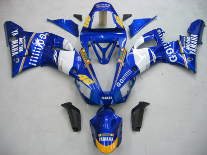 2000-2001 Fairings Yamaha YZF-R1 Blue White No.46 R1  Generic