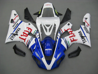 2000-2001 Fairings Yamaha YZF-R1 Blue White No.46 FIAT  Generic