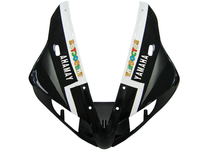 2002-2003 Fairings Yamaha YZF-R1 Black White No.46 FIAT  Generic
