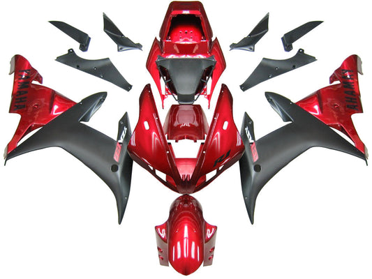 2002-2003 Fairings Yamaha YZF-R1 Red Black R1  Generic
