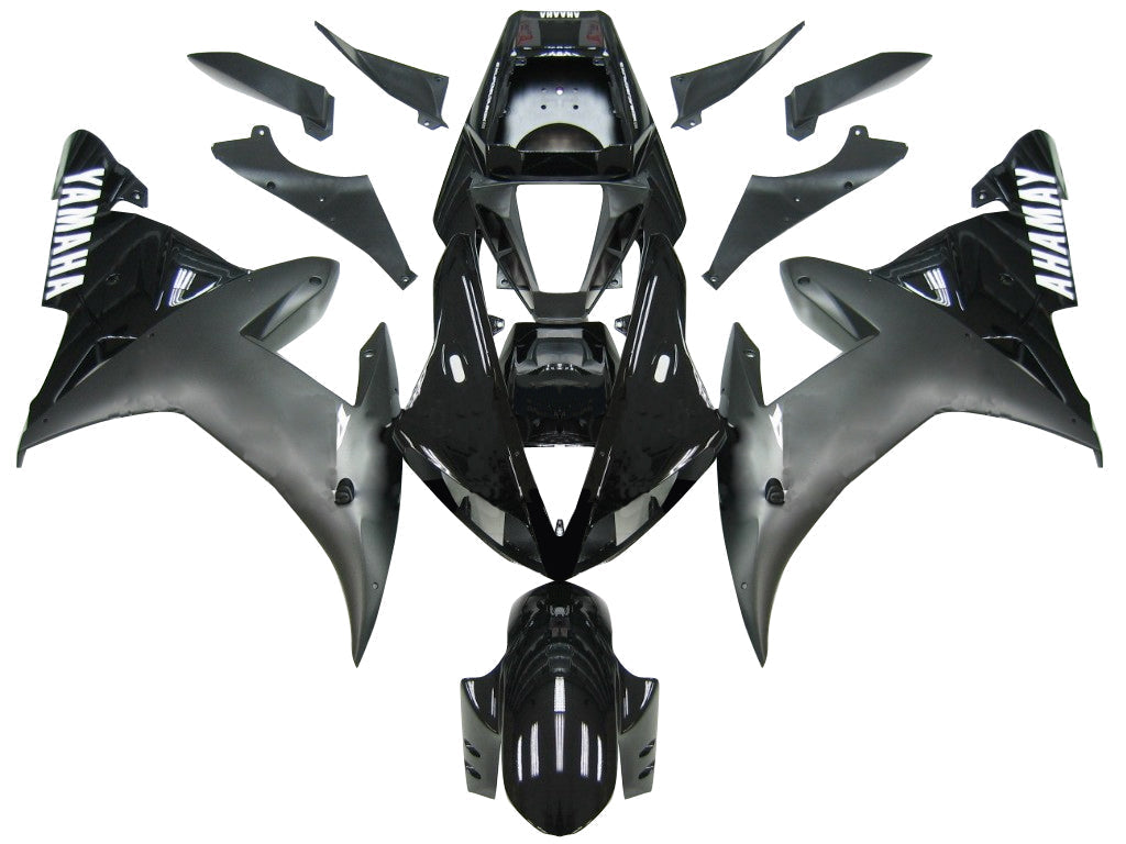 2002-2003 Fairings Yamaha YZF-R1Contrast Black R1  Generic