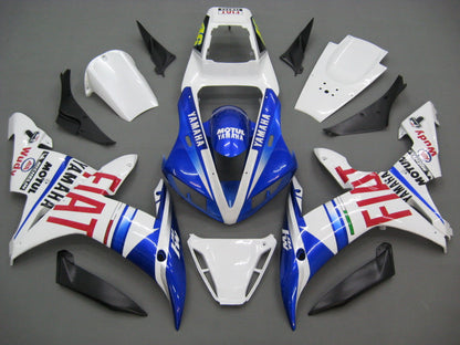 2002-2003 Fairings Yamaha YZF-R1 White Blue No.46 FIAT  Generic