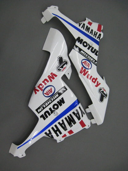2002-2003 Fairings Yamaha YZF-R1 White Blue No.46 FIAT  Generic