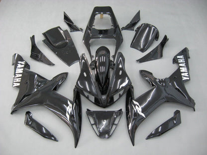 2002-2003 Fairings Yamaha YZF-R1 All Black R1  Generic