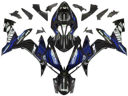 2004-2006 Fairings Yamaha YZF-R1 Black & Blue Flame R1  Generic