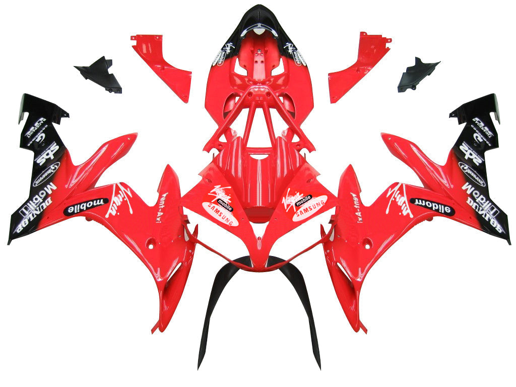 2004-2006 Fairings Yamaha YZF-R1 Red Black Virgin Mobile   Generic