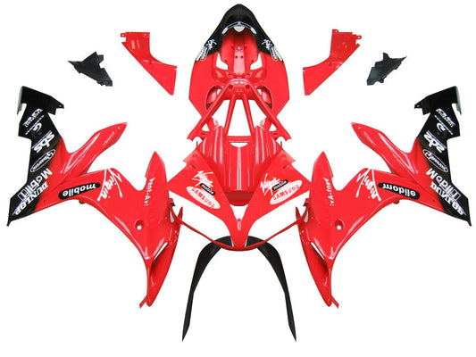 2004-2006 Fairings Yamaha YZF-R1 Red Black Virgin Mobile   Generic