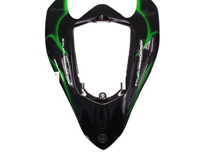 2004-2006 Fairings Yamaha YZF-R1 Black & Green Flame R1  Generic