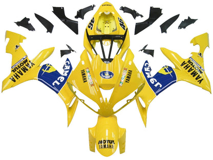 2004-2006 Fairings Yamaha YZF-R1 Yellow Blue Camel  Generic