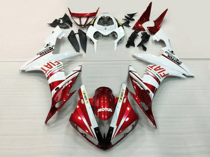 2004-2006 Fairings Yamaha YZF-R1 Red White FIAT  Generic