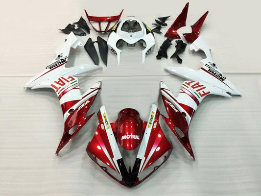 2004-2006 Fairings Yamaha YZF-R1 Red White FIAT  Generic