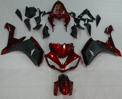 2007-2008 Fairings Yamaha YZF-R1 Red Cherry Black R1  Generic