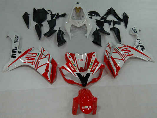 2007-2008 Fairings Yamaha YZF-R1 Red White FIAT R1  Generic