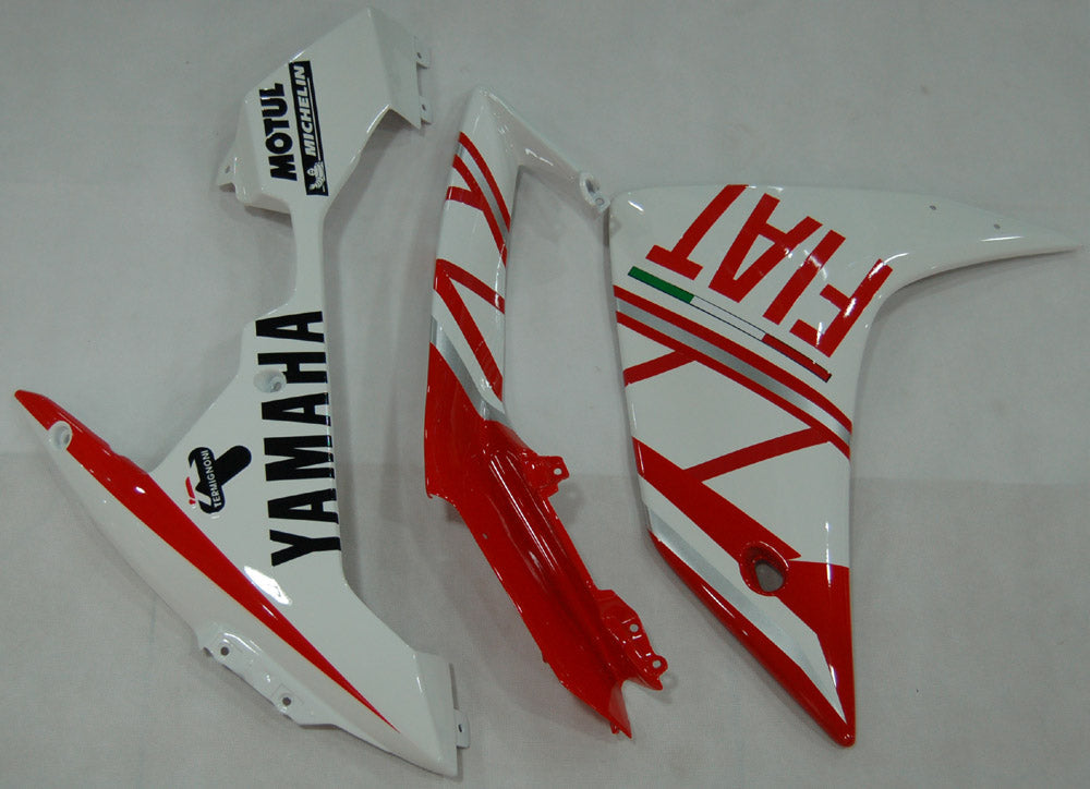 2007-2008 Fairings Yamaha YZF-R1 Red White FIAT R1  Generic