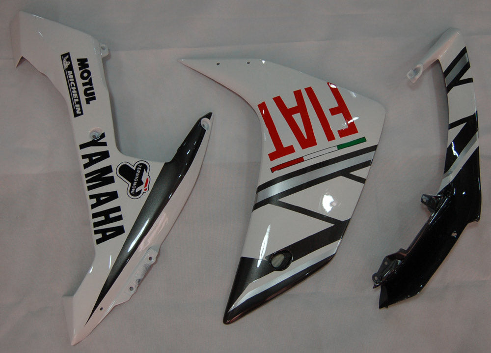 2007-2008 Fairings Yamaha YZF-R1 Black White FIAT R1  Generic