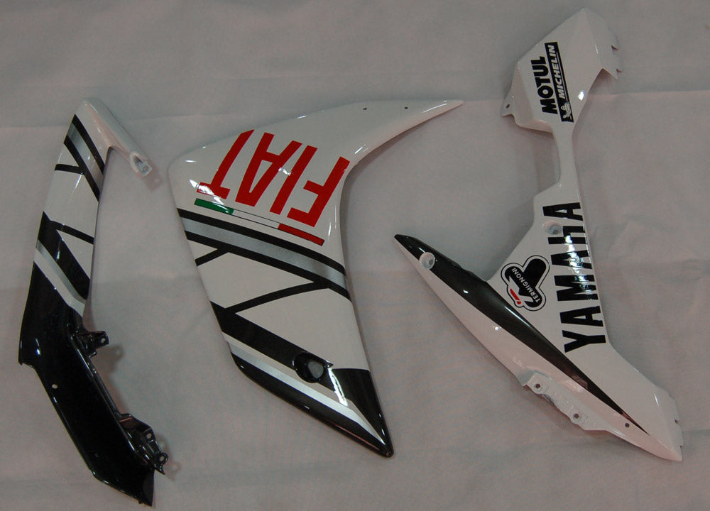 2007-2008 Fairings Yamaha YZF-R1 Black White FIAT R1  Generic