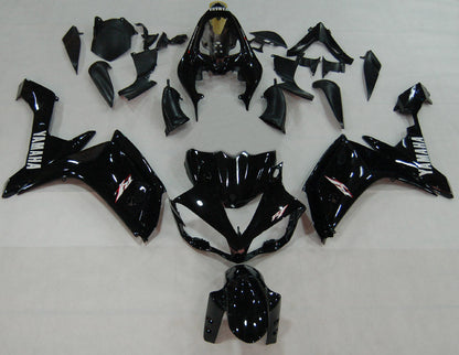2007-2008 Fairings Yamaha YZF-R1 All Black R1  Generic