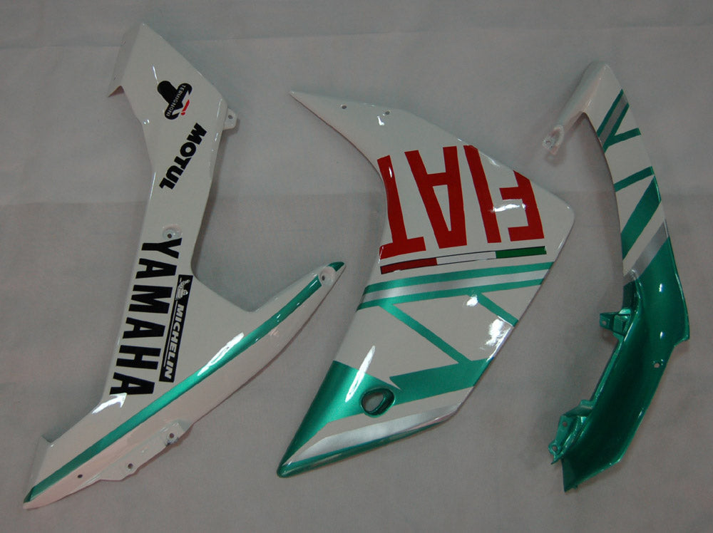 2007-2008 Fairings Yamaha YZF-R1 Green Emerald White FIAT  Generic
