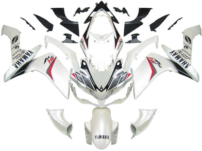 2007-2008 Fairings Yamaha YZF-R1 White Carbon Look R1  Generic