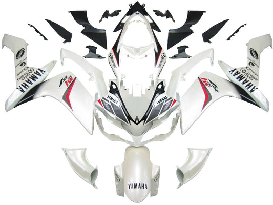 2007-2008 Fairings Yamaha YZF-R1 White Carbon Look R1  Generic