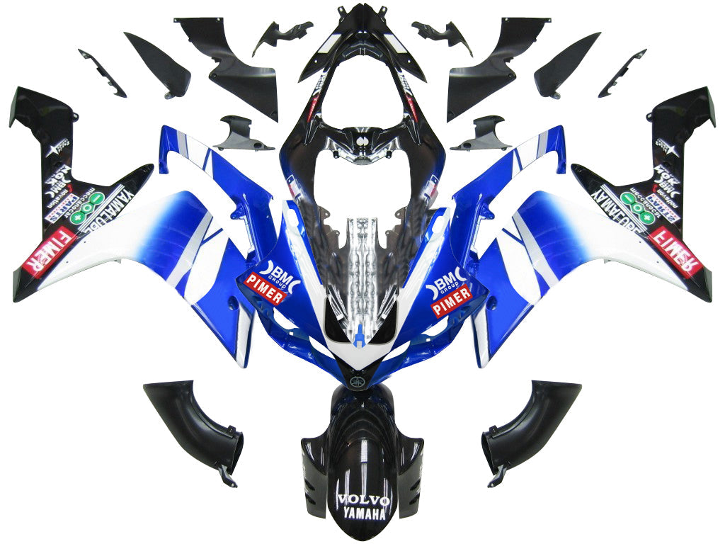 2007-2008 Fairings Yamaha YZF-R1 Blue Black BMC R1  Generic