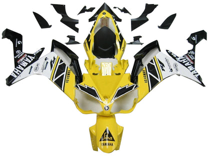 2007-2008 Fairings Yamaha YZF-R1 Yellow White Black R1  Generic