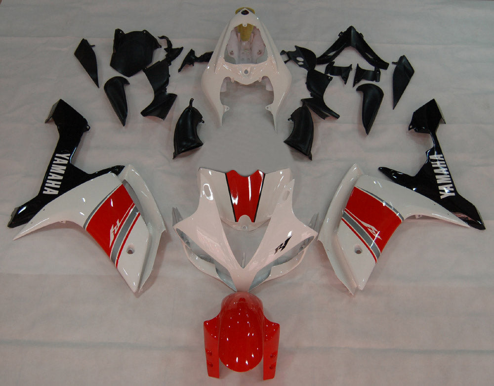 2007-2008 Fairings Yamaha YZF-R1 White Red Black R1  Generic