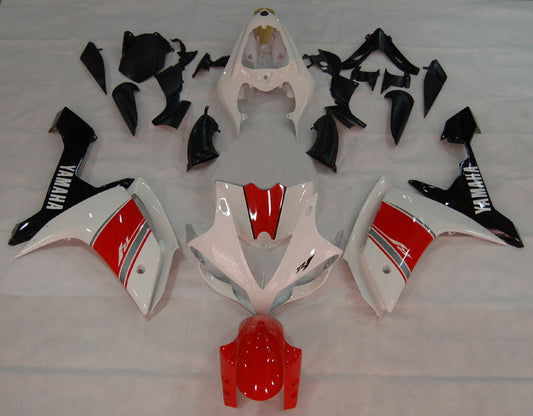 2007-2008 Fairings Yamaha YZF-R1 White Red Black R1  Generic