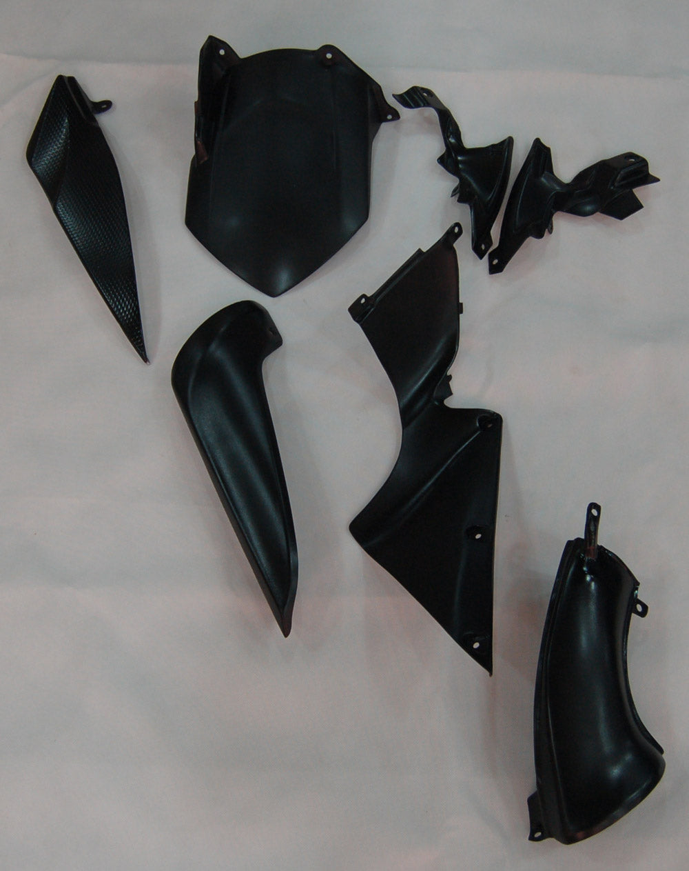 2007-2008 Fairings Yamaha YZF-R1 Black & Red Flame  R1  Generic