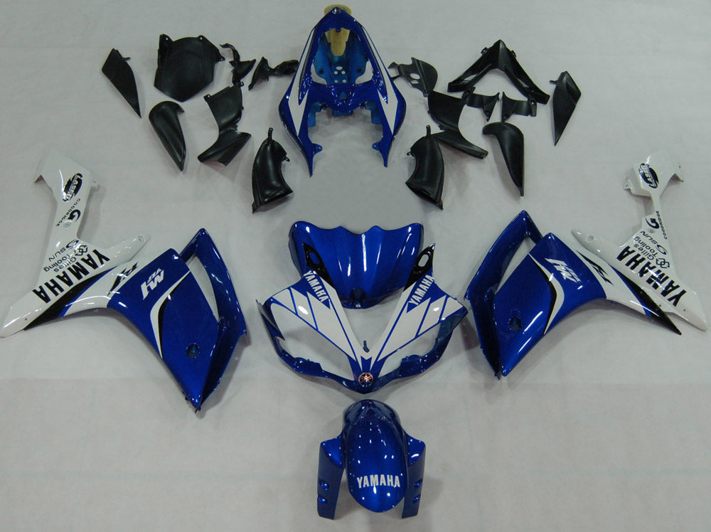 2007-2008 Fairings Yamaha YZF-R1 Blue White  R1  Generic