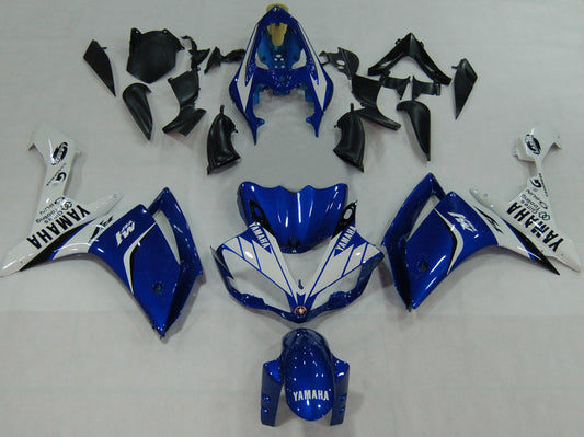 2007-2008 Fairings Yamaha YZF-R1 Blue White  R1  Generic
