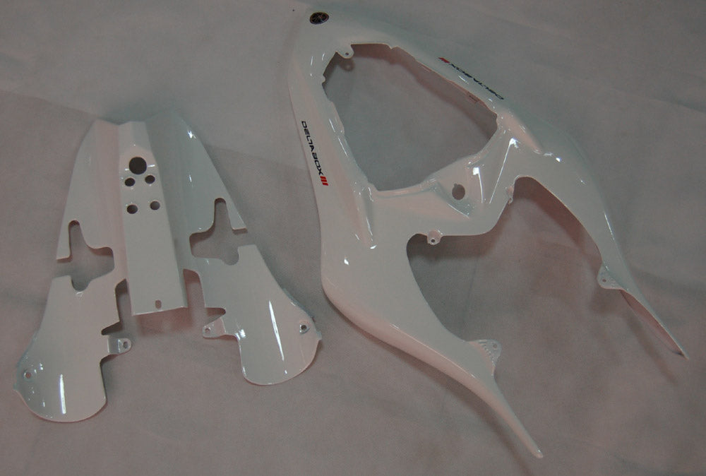 2007-2008 Fairings Yamaha YZF-R1 White & Dark Red Flame R1  Generic